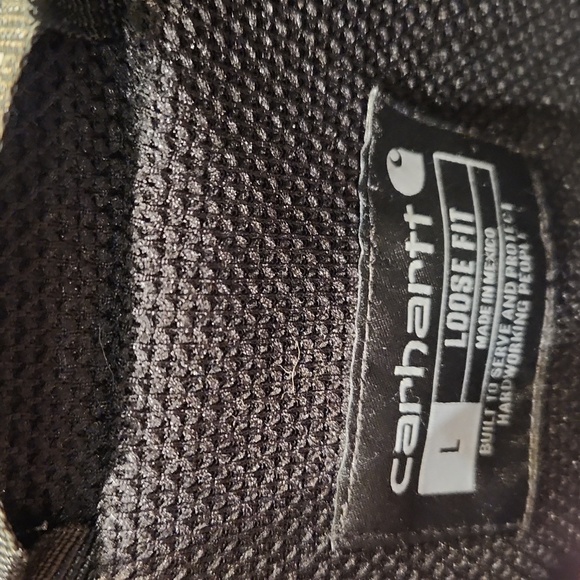 Like New Carhartt Loose Fit Rain Defender Gray Men's Sz L Zip-Up Hoodie - Picture 6 of 10